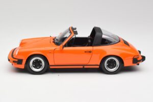 Porsche 911 930 Carrera 3.2 Targa Pomarańczowy Minichamps 1:18 100063064 Metal — zdjęcie 4 z 8