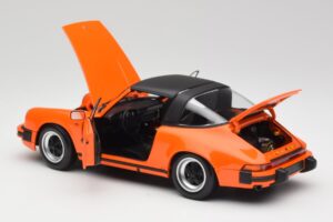 Porsche 911 930 Carrera 3.2 Targa Pomarańczowy Minichamps 1:18 100063064 Metal — zdjęcie 5 z 8