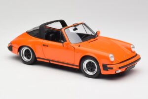 Porsche 911 930 Carrera 3.2 Targa Pomarańczowy Minichamps 1:18 100063064 Metal — zdjęcie 6 z 8