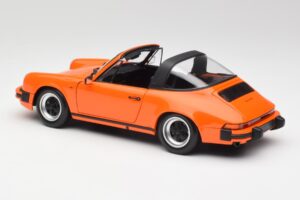 Porsche 911 930 Carrera 3.2 Targa Pomarańczowy Minichamps 1:18 100063064 Metal — zdjęcie 7 z 8