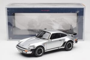 Porsche 911 930 Turbo 3.3 Srebrny Norev 1:18 187574 Metal — zdjęcie 8 z 8