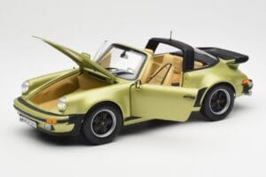 Porsche 911 930 Turbo Targa Zielony Metalik Norev 1:18 187526 Metal — zdjęcie 2 z 10