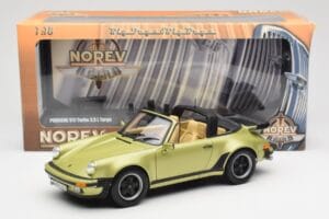Porsche 911 930 Turbo Targa Zielony Metalik Norev 1:18 187526 Metal — zdjęcie 10 z 10