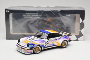 Porsche 911 934 Schiller Racing Team #69 R. Haldi / H. Vetsch 24 Hours of Le Mans 1976 Minichamps 1:18 155766469 Metal — zdjęcie 6 z 6