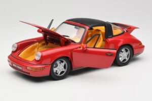 Porsche 911 964 Carrera 2 Targa Czerwony Anson 1:18 30305-W Metal — zdjęcie 2 z 8