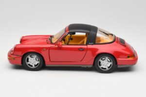 Porsche 911 964 Carrera 2 Targa Czerwony Anson 1:18 30305-W Metal — zdjęcie 4 z 8