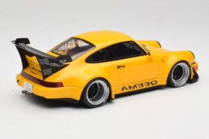 Porsche 911 964 RWB Keema Yellow GT Spirit 1:18 GT492 Żywica — zdjęcie 2 z 6