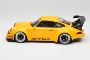 Porsche 911 964 RWB Keema Yellow GT Spirit 1:18 GT492 Żywica — zdjęcie 3 z 6