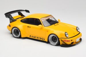 Porsche 911 964 RWB Keema Yellow GT Spirit 1:18 GT492 Żywica — zdjęcie 4 z 6