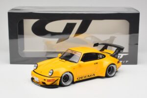 Porsche 911 964 RWB Keema Yellow GT Spirit 1:18 GT492 Żywica — zdjęcie 6 z 6