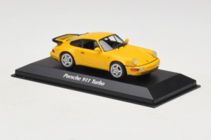 Porsche 911 964 Turbo Żółty MaxiChamps 1:43 940069104 Metal — zdjęcie 3 z 4