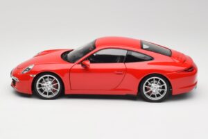 Porsche 911 991 Carrera S Guards Czerwony Minichamps 1:18 100061020 Metal — zdjęcie 4 z 8