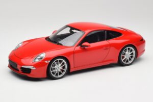 Porsche 911 991 Carrera S Guards Czerwony Minichamps 1:18 100061020 Metal