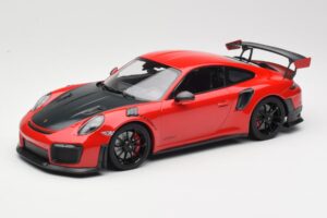 Porsche 911 GT2 RS 991.2 Czerwony Czarne Felgi Minichamps 1:18 155068307 Metal
