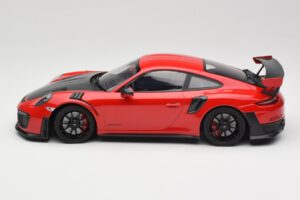 Porsche 911 GT2 RS 991.2 Czerwony Czarne Felgi Minichamps 1:18 155968307 Metal — zdjęcie 3 z 6