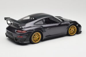 Porsche 911 991.2 GT2 RS Weissach Package Purple Metallic Z Złotymi Kołami Magnezowymi Minichamps 1:18 153068322 Metal — zdjęcie 2 z 6