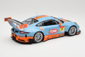 Porsche 911 991.2 GT3 R Pacific Gulf Racing #9 J. Lammers / K. Miura Super GT 300 Series 2017 Minichamps 1:18 155176909 Metal — zdjęcie 2 z 6