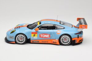 Porsche 911 991.2 GT3 R Pacific Gulf Racing #9 J. Lammers / K. Miura Super GT 300 Series 2017 Minichamps 1:18 155176909 Metal — zdjęcie 3 z 6
