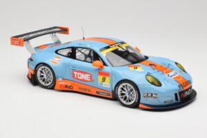 Porsche 911 991.2 GT3 R Pacific Gulf Racing #9 J. Lammers / K. Miura Super GT 300 Series 2017 Minichamps 1:18 155176909 Metal — zdjęcie 4 z 6