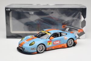 Porsche 911 991.2 GT3 R Pacific Gulf Racing #9 J. Lammers / K. Miura Super GT 300 Series 2017 Minichamps 1:18 155176909 Metal — zdjęcie 6 z 6