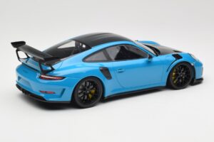 Porsche 911 991.2 GT3 RS Weissach Package Shark Blue Czarne Magnezowe Felgi Minichamps 1:18 153068224 Metal — zdjęcie 2 z 6