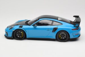 Porsche 911 991.2 GT3 RS Weissach Package Shark Blue Czarne Magnezowe Felgi Minichamps 1:18 153068224 Metal — zdjęcie 3 z 6
