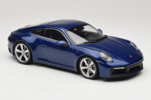 Porsche 911 992 Carrera 4S Blue Metallic Minichamps 1:18 153067327 Metal — zdjęcie 4 z 6