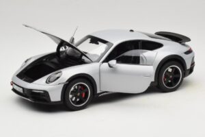 Porsche 911 992 Dakar Ice Grey Metallic Norev 1:18 187242 Metal — zdjęcie 2 z 8