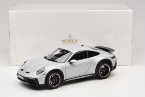 Porsche 911 992 Dakar Ice Grey Metallic Norev 1:18 187242 Metal — zdjęcie 8 z 8