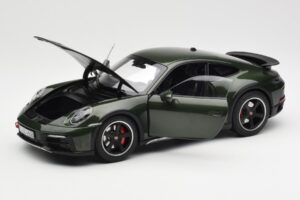 Porsche 911 992 Dakar Oak Zielony Metalik Norev 1:18 187241 Metal — zdjęcie 2 z 9