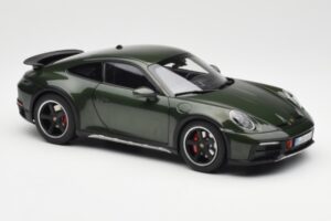 Porsche 911 992 Dakar Oak Zielony Metalik Norev 1:18 187241 Metal — zdjęcie 7 z 9