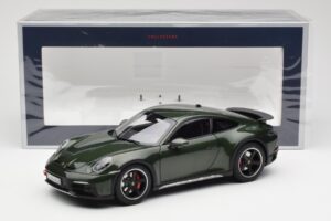 Porsche 911 992 Dakar Oak Zielony Metalik Norev 1:18 187241 Metal — zdjęcie 9 z 9