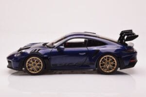 Porsche 911 992 GT3 RS Gentian Niebieski Metaliczny Norev 1:18 187363 Metal — zdjęcie 4 z 8
