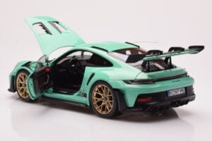 Porsche 911 992 GT3 RS Mint Zielony Norev 1:18 187362 Metal — zdjęcie 5 z 8