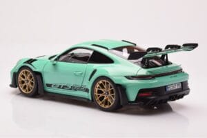 Porsche 911 992 GT3 RS Mint Zielony Norev 1:18 187362 Metal — zdjęcie 7 z 8