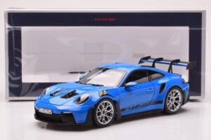 Porsche 911 992 GT3 RS Sharkblue Norev 1:18 187358 Metal — zdjęcie 8 z 8