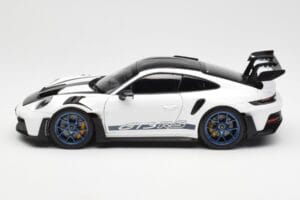Porsche 911 992 GT3 Weissach Package Biały & Indigo Niebieski Norev 1:18 187353 Metal — zdjęcie 4 z 8
