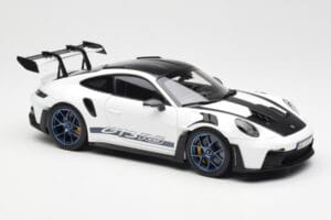 Porsche 911 992 GT3 Weissach Package Biały & Indigo Niebieski Norev 1:18 187353 Metal — zdjęcie 6 z 8