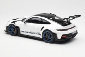 Porsche 911 992 GT3 Weissach Package Biały & Indigo Niebieski Norev 1:18 187353 Metal — zdjęcie 7 z 8