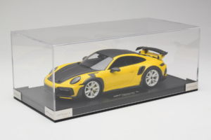 Porsche 911 992 TechArt GTstreet R Żółty Z Białymi Kołami TechArt 1:18 REMC015 Żywica — zdjęcie 5 z 6