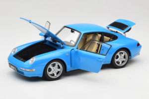 Porsche 911 993 Carrera Blue Metallic AUTOart 1:18 78133 Metal — zdjęcie 2 z 8