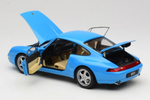 Porsche 911 993 Carrera Blue Metallic AUTOart 1:18 78133 Metal — zdjęcie 5 z 8
