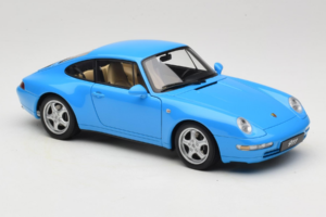 Porsche 911 993 Carrera Blue Metallic AUTOart 1:18 78133 Metal — zdjęcie 6 z 8