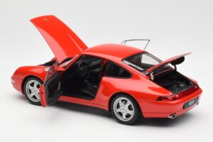 Porsche 911 993 Carrera Czerwony AUTOart 1:18 78132 Metal — zdjęcie 5 z 8