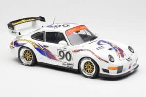 Porsche 911 993 GT2 #90 Vert / Franco / K. Koen Daytona 24 Hours 1998 UT Models 1:18 39813 Metal — zdjęcie 6 z 8