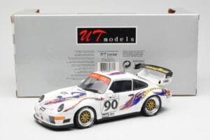 Porsche 911 993 GT2 #90 Vert / Franco / K. Koen Daytona 24 Hours 1998 UT Models 1:18 39813 Metal — zdjęcie 8 z 8