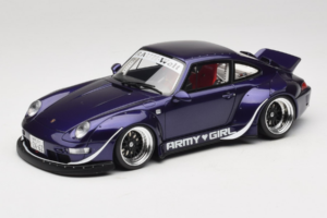 Porsche 911 993 RWB Army Girl Fioletowy GT Spirit 1:18 GT562 Żywica
