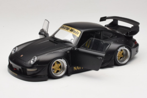 Porsche 911 993 RWB Matt Black With Gold Wheels AUTOart 1:18 78154 Kompozyt — zdjęcie 2 z 8