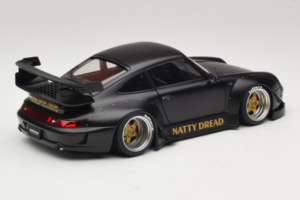 Porsche 911 993 RWB Matt Black With Gold Wheels AUTOart 1:18 78154 Kompozyt — zdjęcie 3 z 8