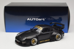 Porsche 911 993 RWB Matt Black With Gold Wheels AUTOart 1:18 78154 Kompozyt — zdjęcie 8 z 8